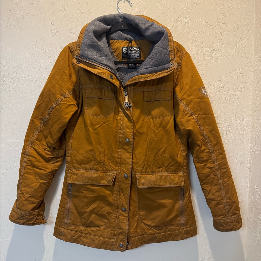 KUHL - Lena Flannel Lined Jacket - Small - Field Khaki